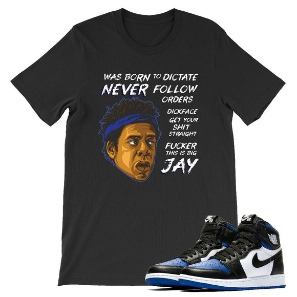 royal blue jordan 1 shirt